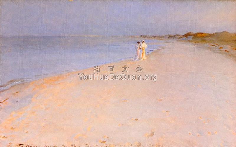 Tarde de verano en Skagen - 佩德·塞韦林·克罗耳